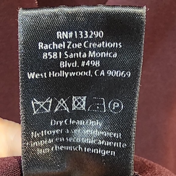 EUC Rachel Zoe Cabernet Devon Off the Shoulder Midi Dress Sz 6 - Picture 14 of 15